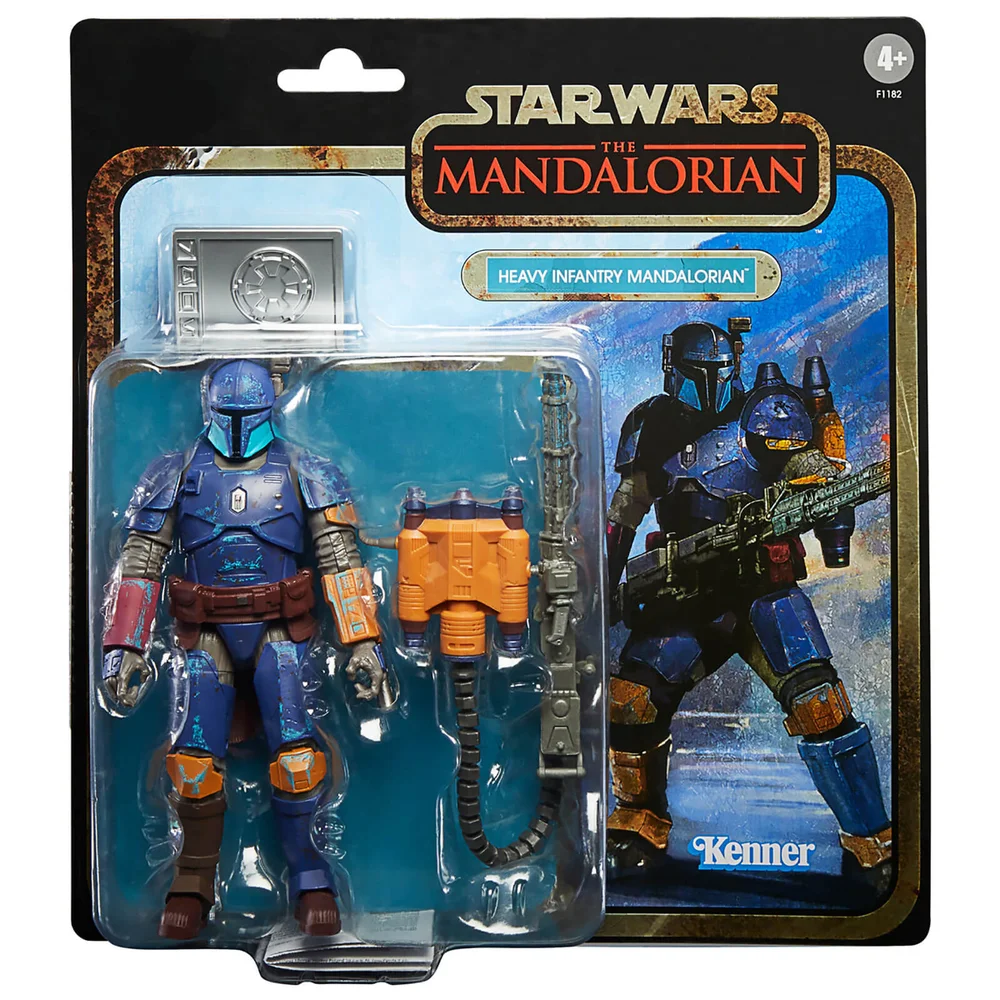 Hasbro Star Wars The Black Series The Mandalorian Heavy Infantry Mandalorian Action Figure Image 1