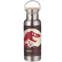 Jurassic Park T-Rex Portable Insulated Water Bottle - Steel - undefined undefined