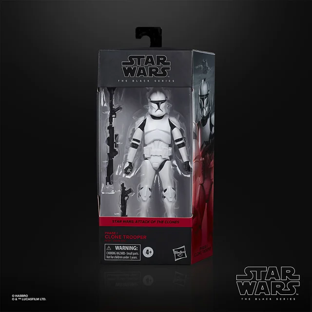 Hasbro Star Wars The Black Series Phase I Clone Trooper Toy 6-Inch Scale Star Wars: The Clone Wars Figure
