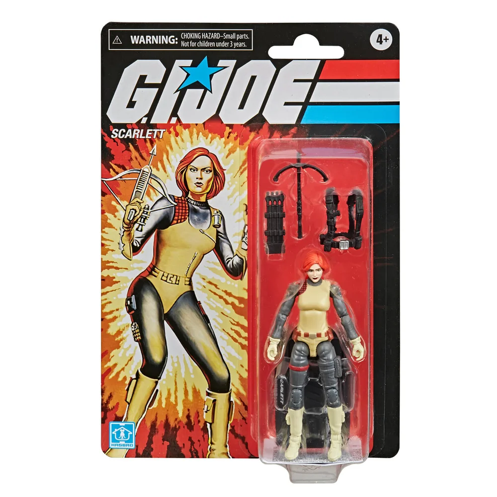 Hasbro G.I. Joe Retro Collection Scarlett 3.75-Inch Scale Collectible Action Figure Image 1