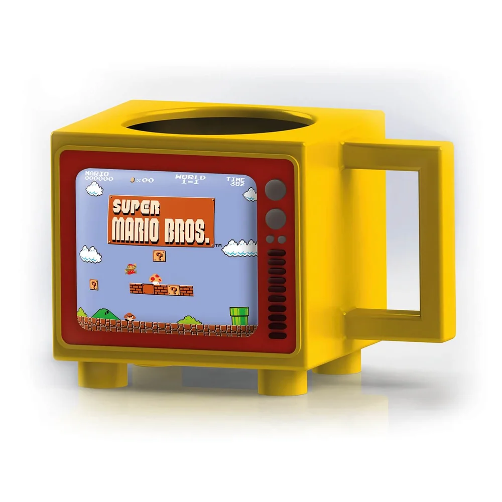 Nintendo Super Mario Retro TV Heat Changing Mug Image 1