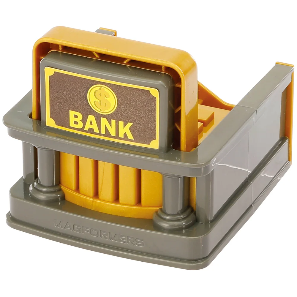Magformers Town Set - Bank Image 1