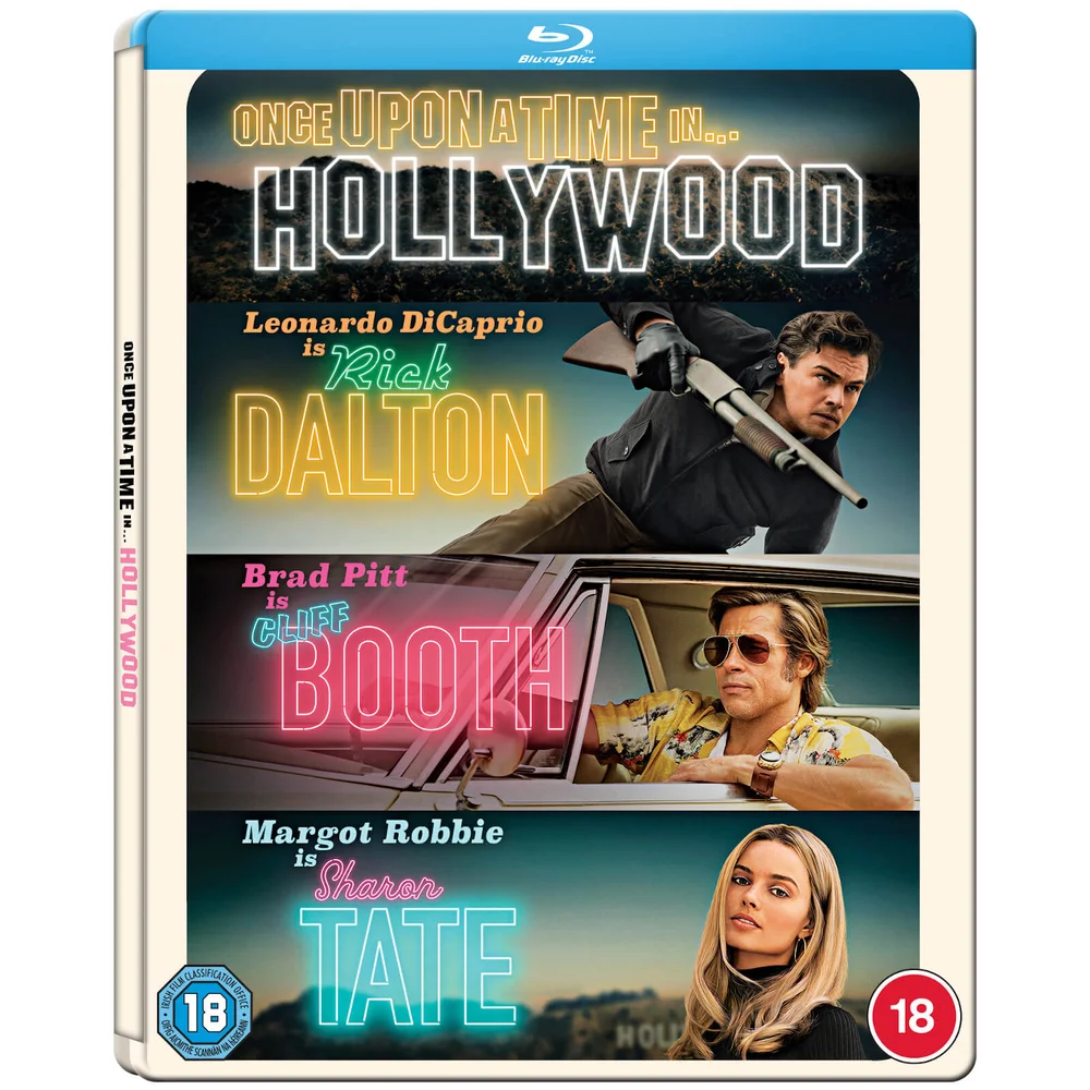 Once Upon a Time In Hollywood - Zavvi Exclusive Blu-ray Steelbook Image 1