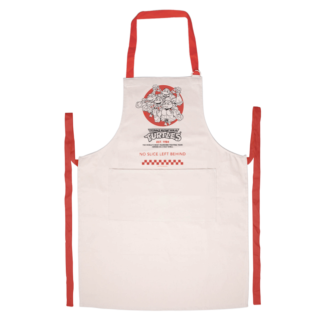 Teenage Mutant Ninja Turtles No Slice Left Behind Apron - Red Straps