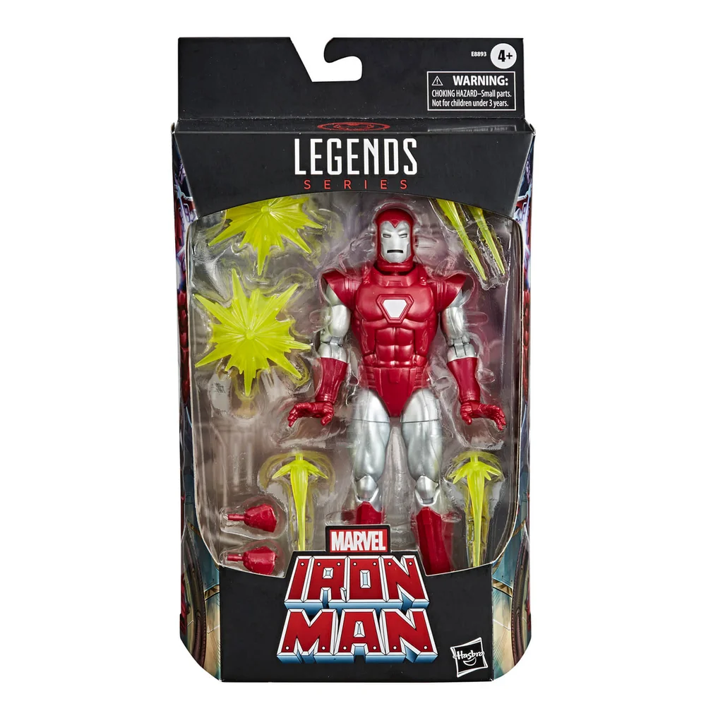 Hasbro Marvel Legends Iron Man Silver Centurion Action Figure Image 1