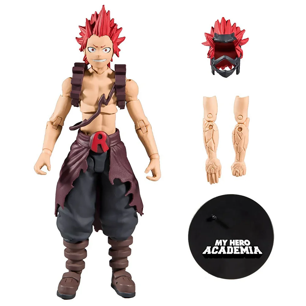 Bandai My Hero Academia 7" Wave 2 - Eijiro Kirishima Action Figure Image 1