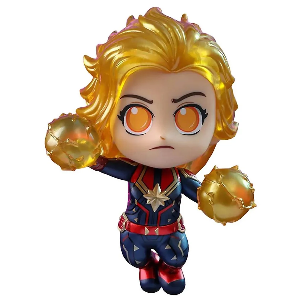 Hot Toys Cosbaby Marvel Avengers: Endgame - Captain Marvel (Binary Form Version) Figure Image 1