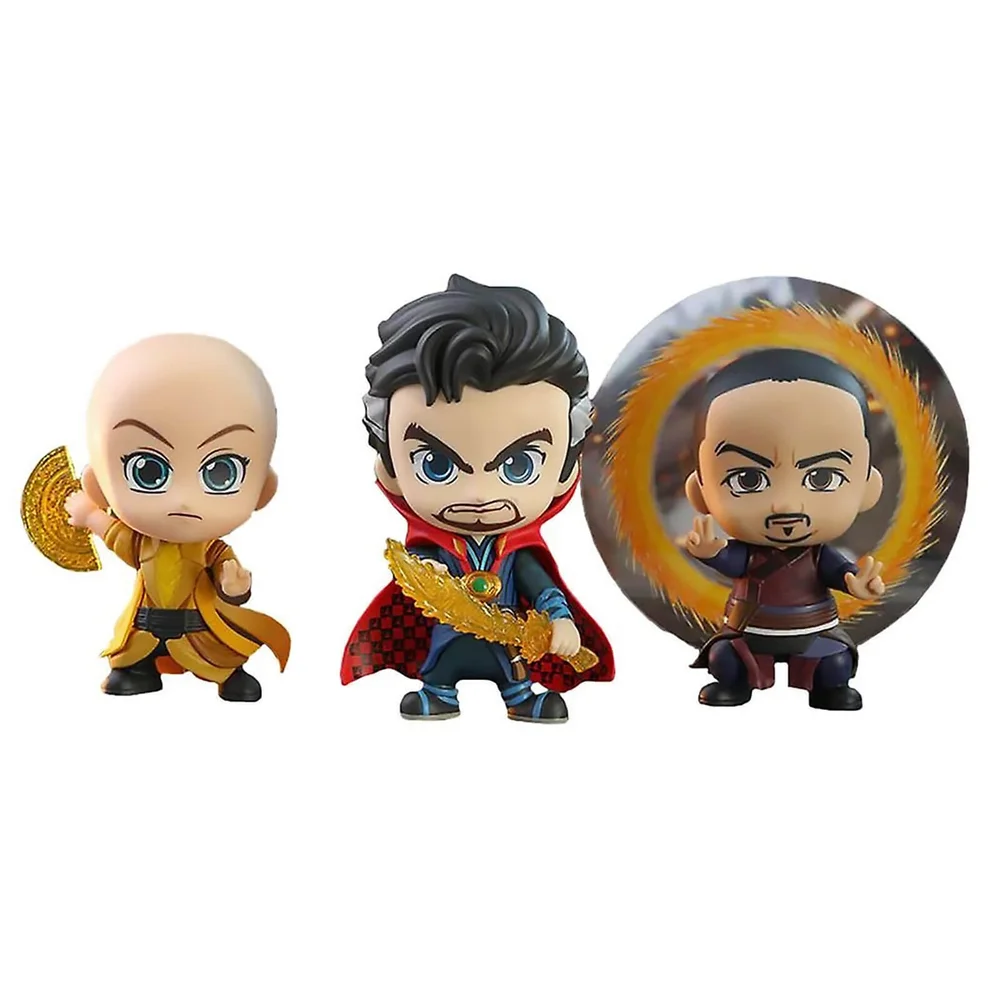 Hot Toys Cosbaby Marvel Avengers: Endgame - Doctor Strange & Ancient One & Wong (Set of 3) Figure Image 1