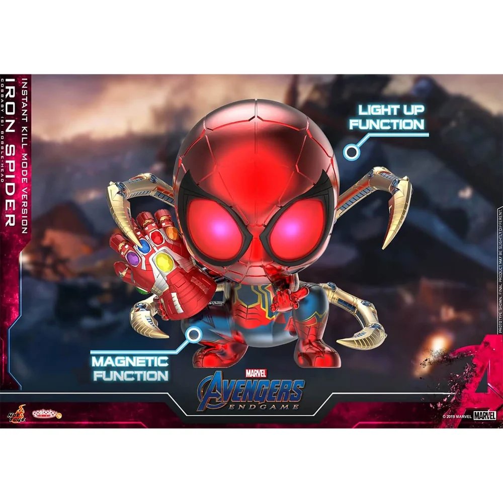 Hot Toys Cosbaby Marvel Avengers: Endgame - Iron Spider (Instant Kill Mode Version) Figure Image 1