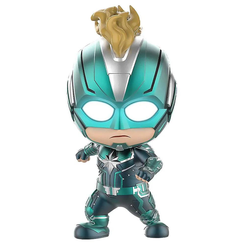 Hot Toys Cosbaby Marvel Captain Marvel - Captain Marvel (Starforce / Masked Version) Figure Image 1