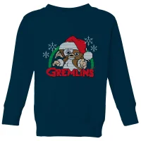 Gremlins Another Reason To Hate Christmas Kids' Christmas Jumper - Navy - undefined undefined
