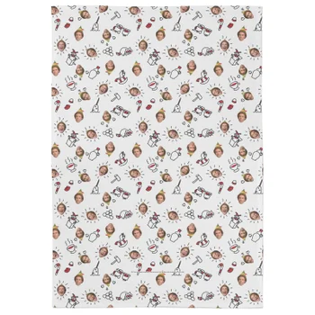 Elf Buddy Faces Tea Towel