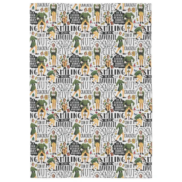 Elf Buddy Quotes Tea Towel