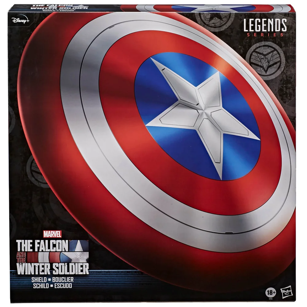 Hasbro Marvel Legends Falcon and Winter Soldier Captain America Role Play Shield Image 1