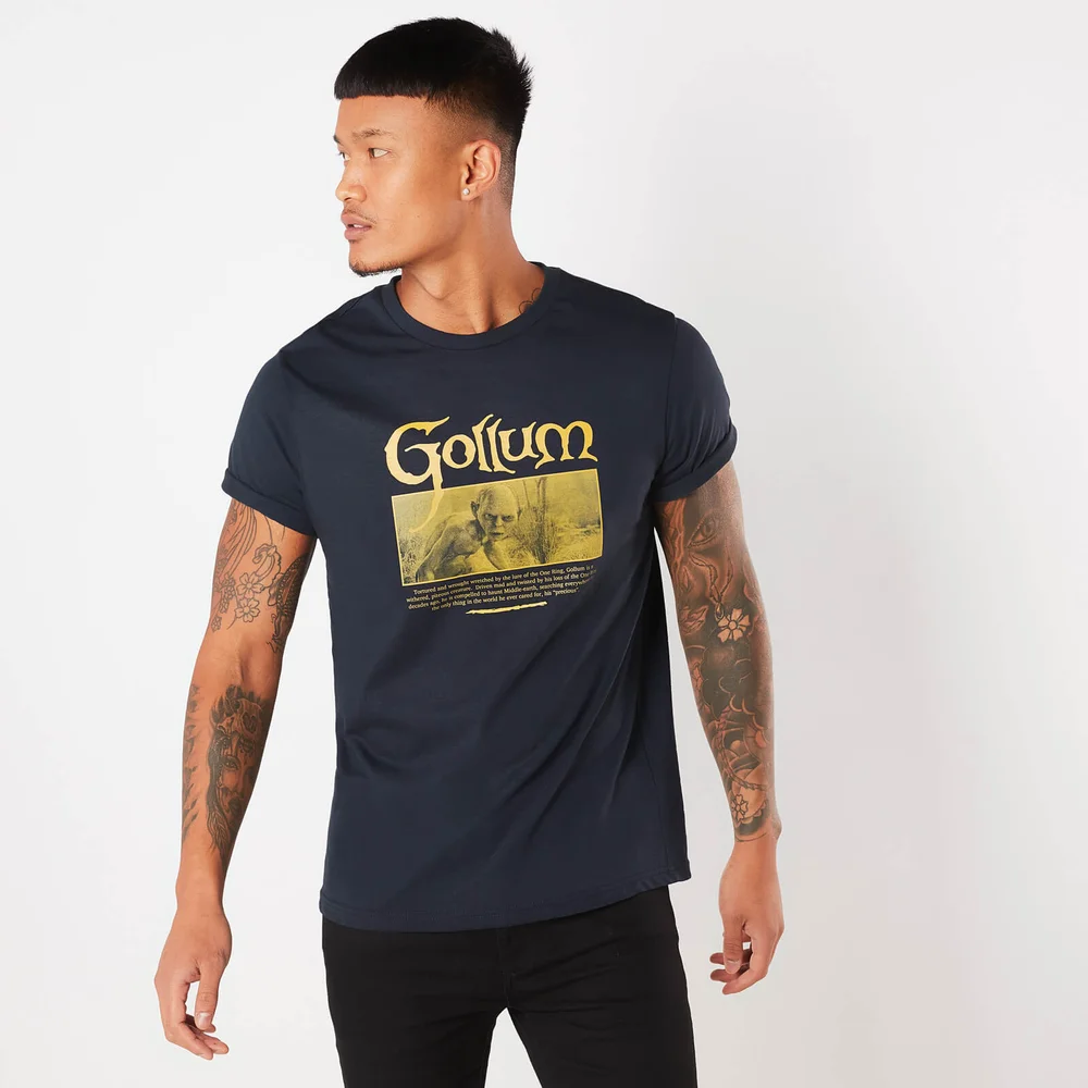 Lord Of The Rings Gollum Men's T-Shirt - Navy - S Image 1