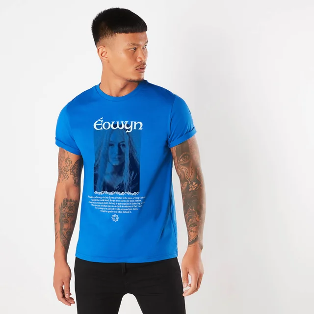 Lord Of The Rings Eowyn The Shieldmaiden Men's T-Shirt - Royal Blue