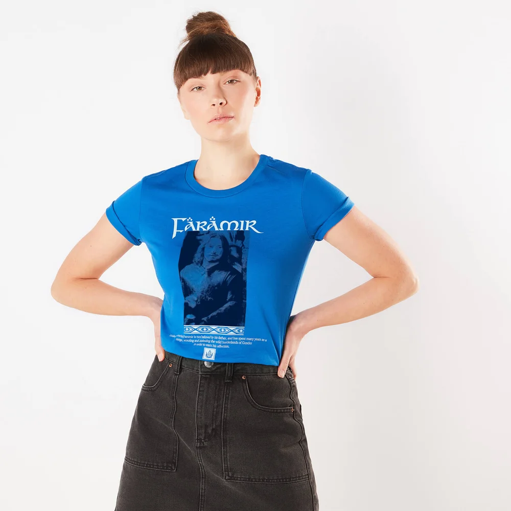 Lord Of The Rings Faramir Of Rohan Women's T-Shirt - Royal Blue - XS Image 1