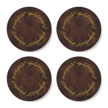 Lord Of The Rings Elvish Script Coaster Set
