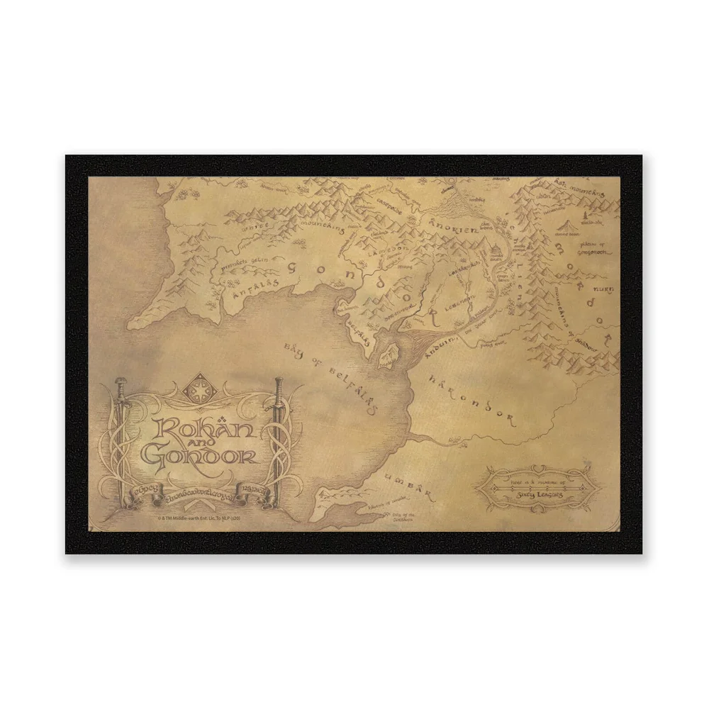 Lord Of The Rings Rohan And Gondor Entrance Mat Image 1