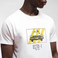 Ghostbusters Ecto-1 Men's T-Shirt - White - undefined undefined