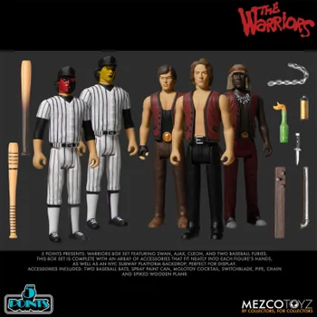Mezco The Warriors 5 Points Deluxe Box Set