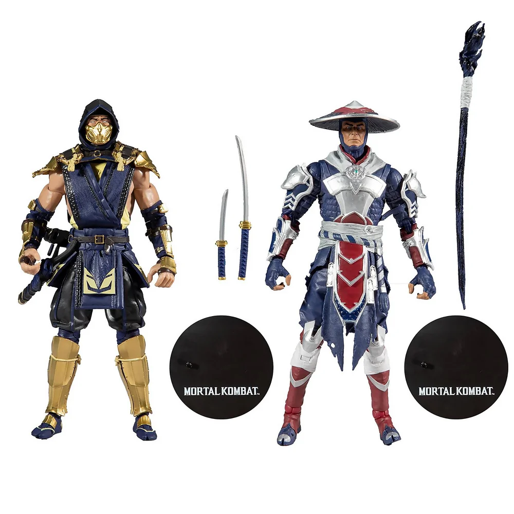 McFarlane Mortal Kombat 2Pk - Scorpion & Raiden Action Figure Image 1