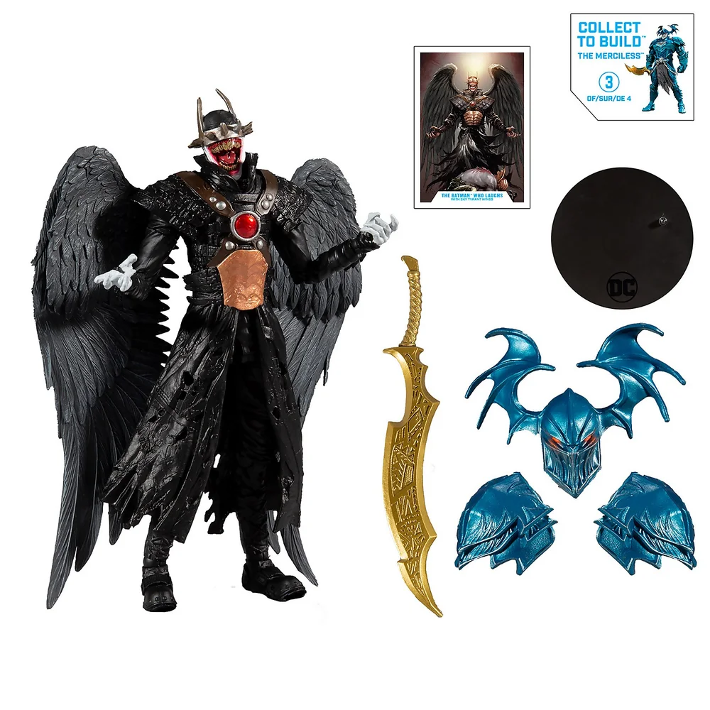 McFarlane DC Multiverse Build-A 7" Action Figure - Wv2 - Batman Who Laughs (Hawkman) Action Figure Image 1