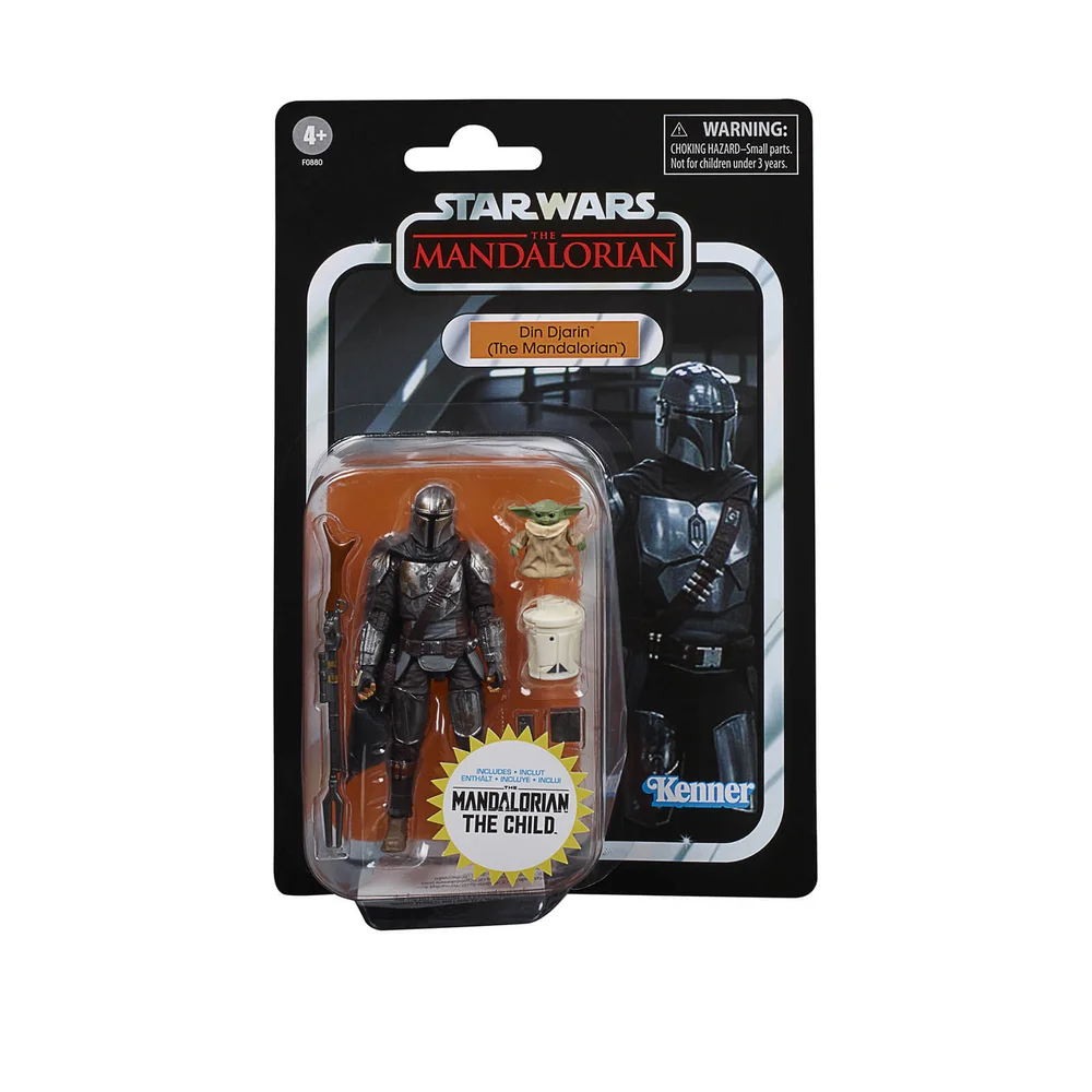 Hasbro Star Wars The Vintage Collection Din Djarin (The Mandalorian) and The Child Action Figure Set Image 1