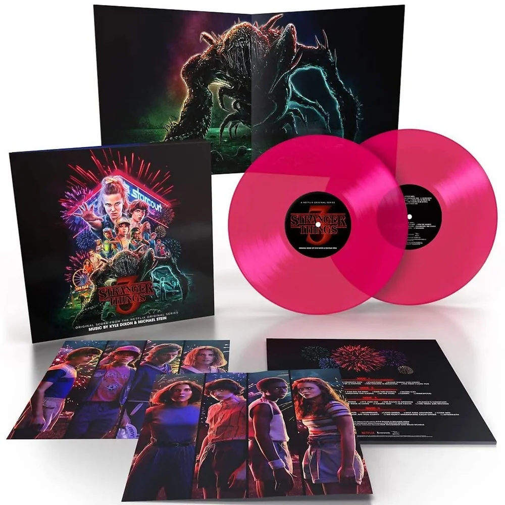 Stranger Things 3 (Original Score From The Netflix Original Series) Vinyl 2LP (Neon Pink) Image 1