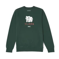 Pokémon Bulbasaur Evolution Unisex Sweatshirt - Forest Green - undefined undefined