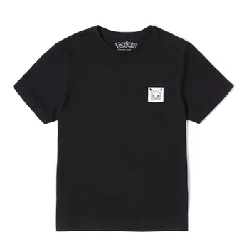 Pokémon Pikachu Patch Unisex T-Shirt - Black