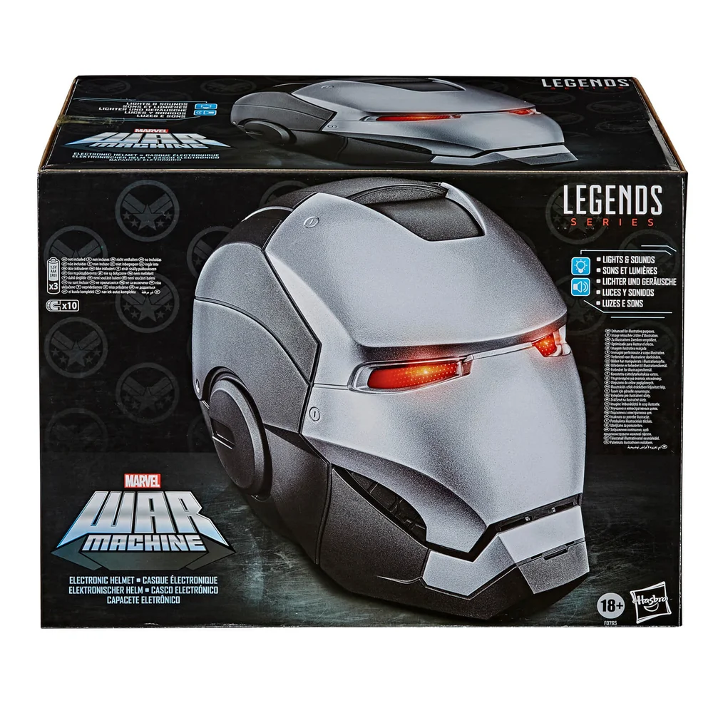 Hasbro Marvel Legends Avengers War Machine Role Play Helmet Image 1