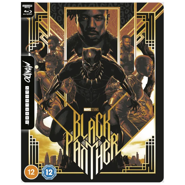Marvel Studios' Black Panther - Mondo #42 Zavvi Exclusive 4K Ultra HD Steelbook (includes Blu-ray)