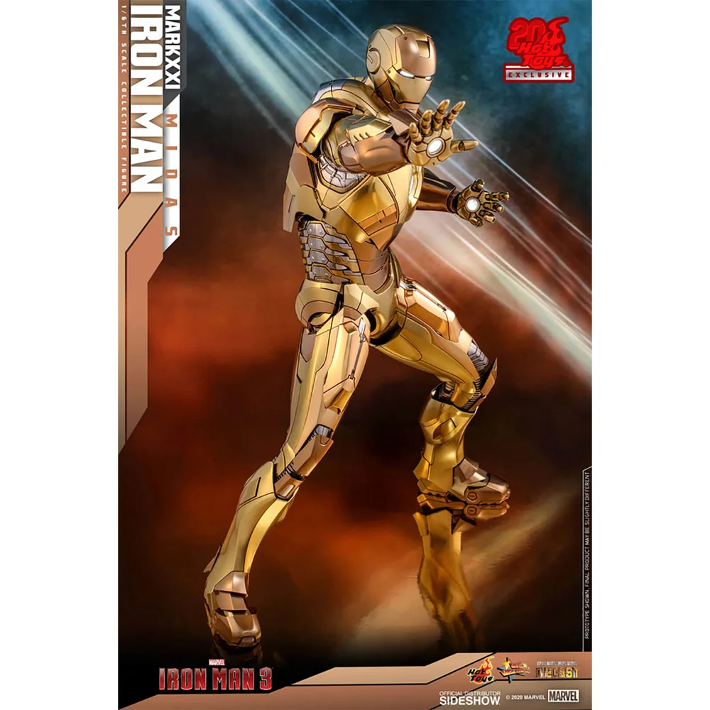 Hot Toys Marvel Iron Man Mark XXI (Midas) 1:6 Scale Action Figure - UK Exclusive Image 1