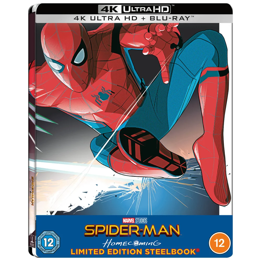 Spider-Man Homecoming - Zavvi Exclusive 4K Ultra HD Lenticular Steelbook (Includes Blu-ray) Image 1