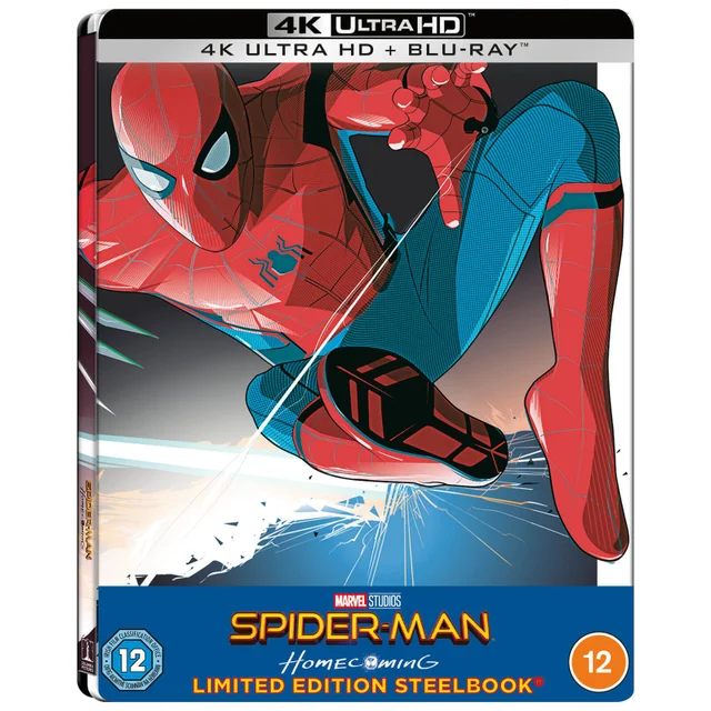 Spider-Man Homecoming - Zavvi Exclusive 4K Ultra HD Lenticular Steelbook (Includes Blu-ray)
