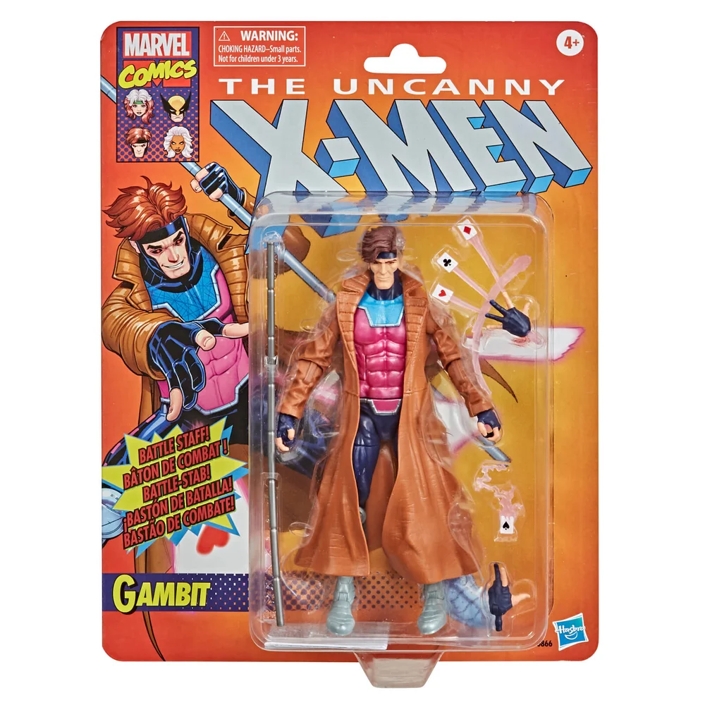 Hasbro Marvel Legends 6-inch Vintage Collection Gambit Figure Image 1