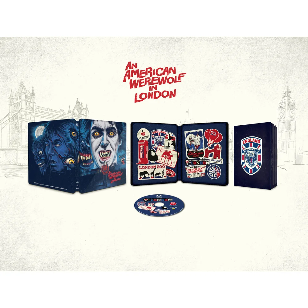 An American Werewolf in London Zavvi Exclusive Blu-ray Steelbook Image 1