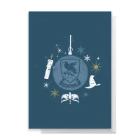 Harry Potter Ravenclaw Christmas Greetings Card - undefined undefined