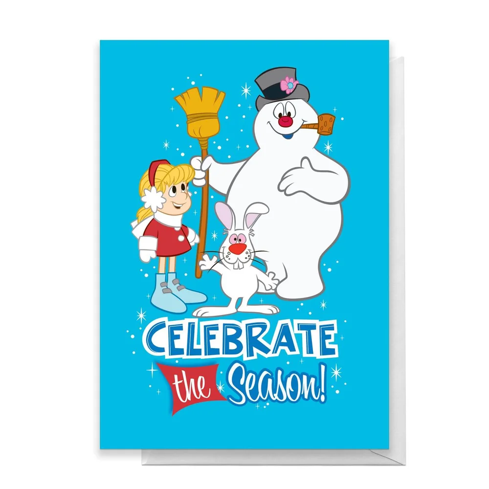 Celebrate The Season Greetings Card - Large Card Image 1