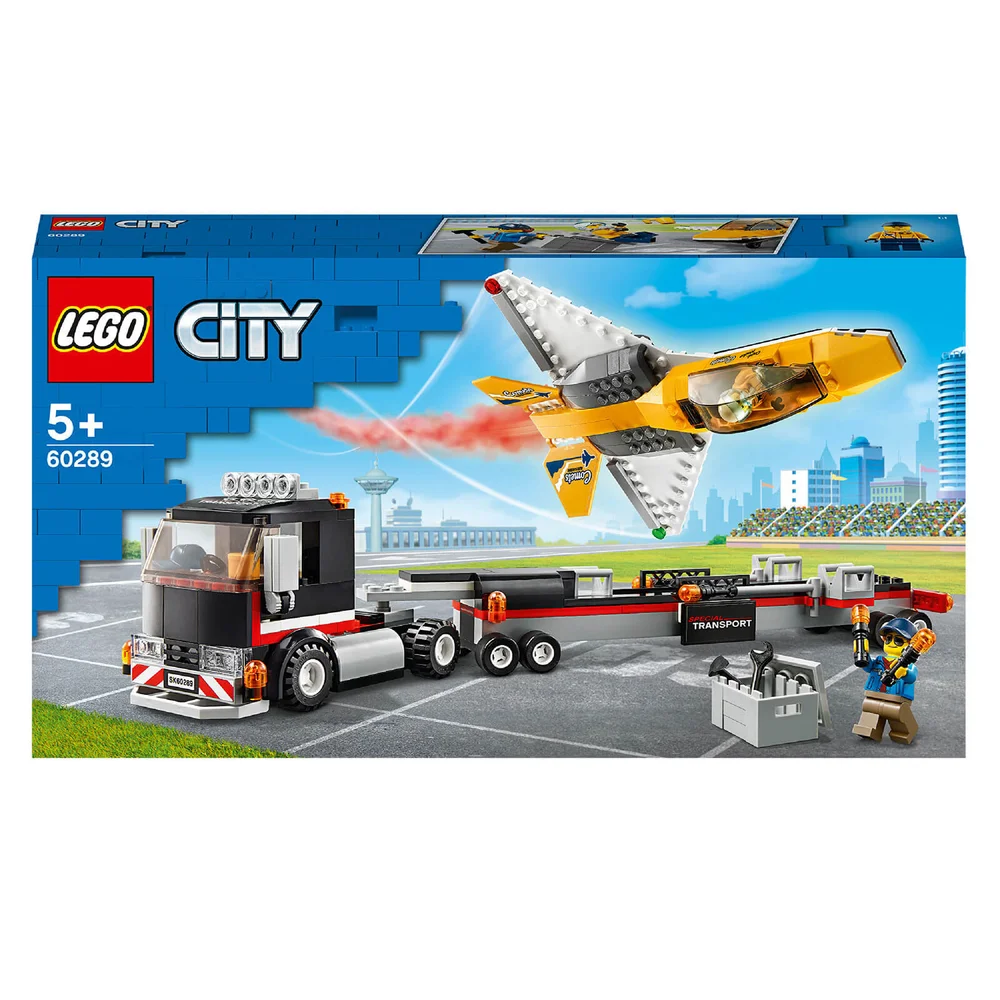 LEGO City: Great Vehicles Airshow Jet Transporter Toy (60289) Image 1