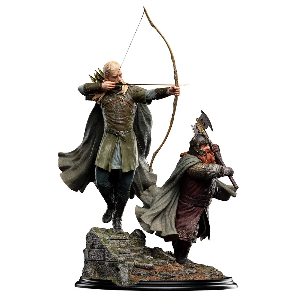 Der Herr der Ringe Figur im Maßstab 1:6 Legolas and Gimli at Amon Hen 46 cm Image 1