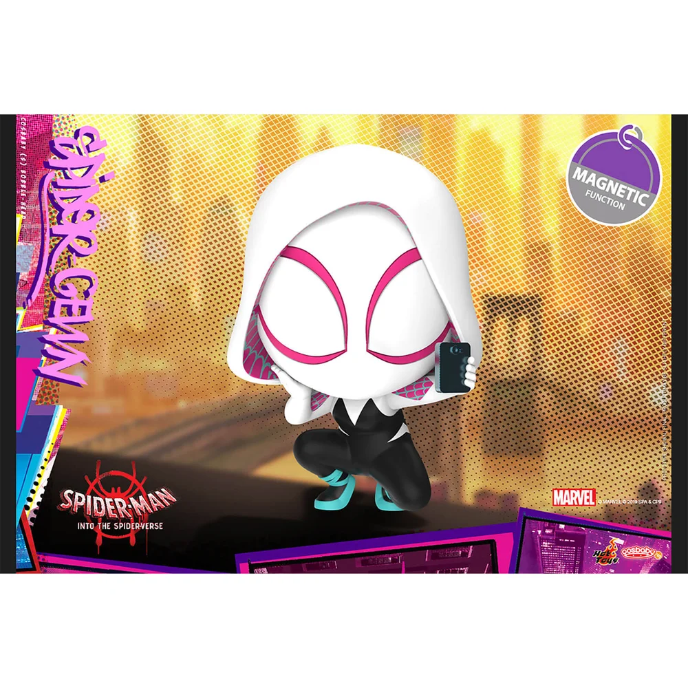 Hot Toys Cosbaby Marvel Spider-Man: Into the Spider-Verse (Size S) - Spider-Gwen Image 1
