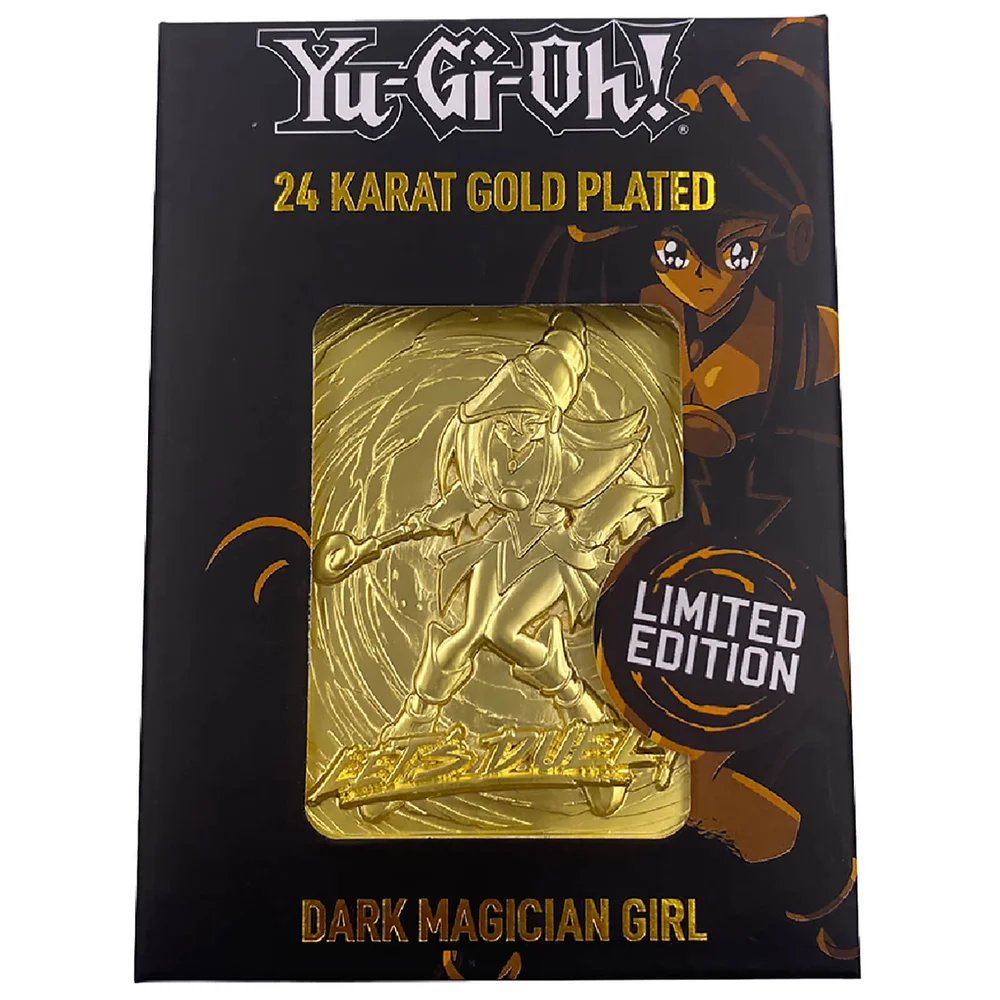24K Gold Plated Yu-Gi-Oh! Dark Magician Girl Card Image 1