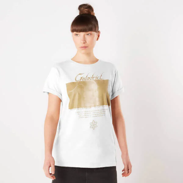 Lord Of The Rings Galadriel Lady Of The Galadhrim Women's T-Shirt - White - XS Image 1