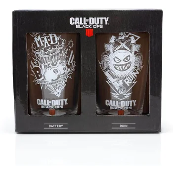Call of Duty Two Pack of Glasses in a Presentation Box