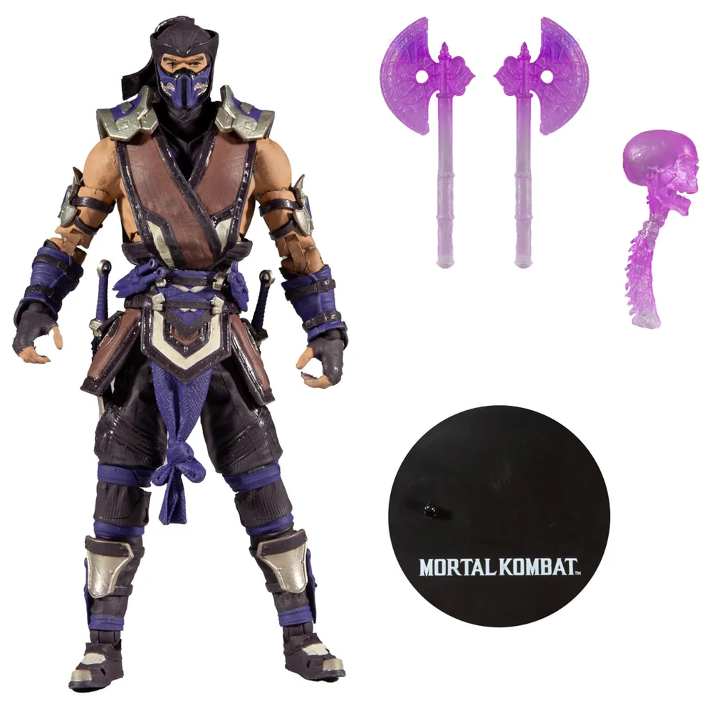 McFarlane Mortal Kombat 7 Inch Action Figure - Sub Zero (Winter Purple) Image 1