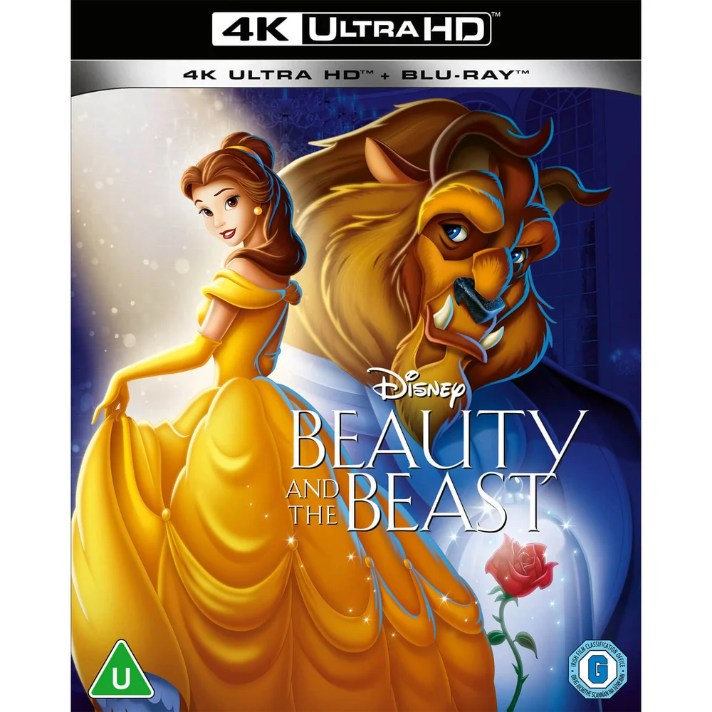 Disney's Beauty And The Beast (Animated) - 4K Ultra HD (Includes Blu-ray) Image 1