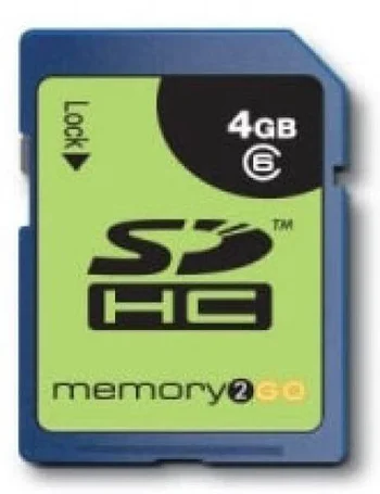 Memory2Go 4GB SDHC Card (Class 6)