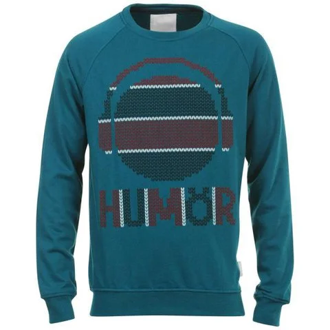 Humor Men's Flamengo Print Crew Neck Sweatshirt - Indigo - S - Blue Image 1